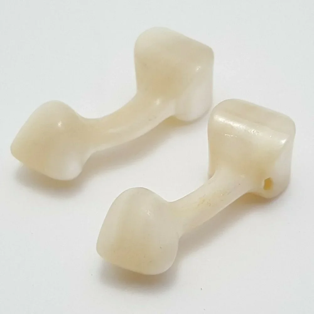 Vintage Unique Mother of Pearl Cuff Links - Nice!
